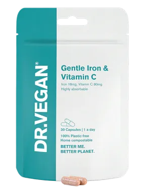 DR.VEGAN Gentle Iron & Vitamin C, 30 caps