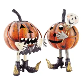 Standing Pumpkin Candle Holder - Various Designs